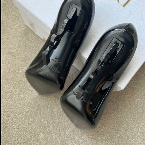 NEW SAINT LAURENT Opyum YSL Heels Sz 40 Black - Picture 3 of 6